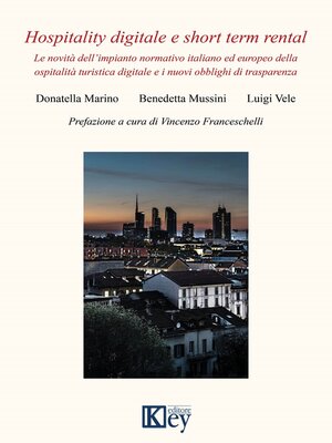cover image of Hospitality digitale e short term rental